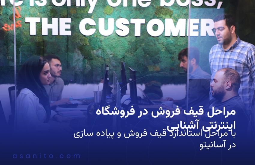 دوم «قیف فروش فروشگاه اینترنتی در CRM